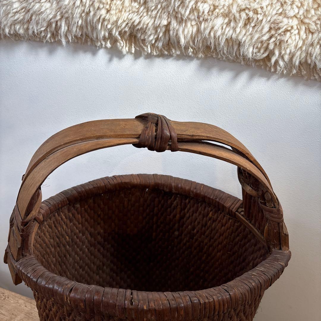 ヴィンテージ バスケット　籠