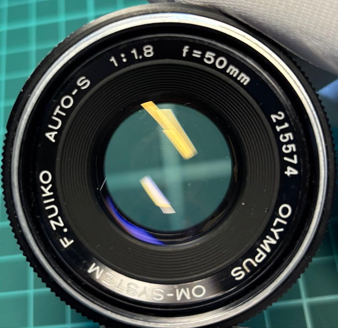 専用★OLYMPUS OM-1レッド.50mm/OM-1ライトグリーン.28mm