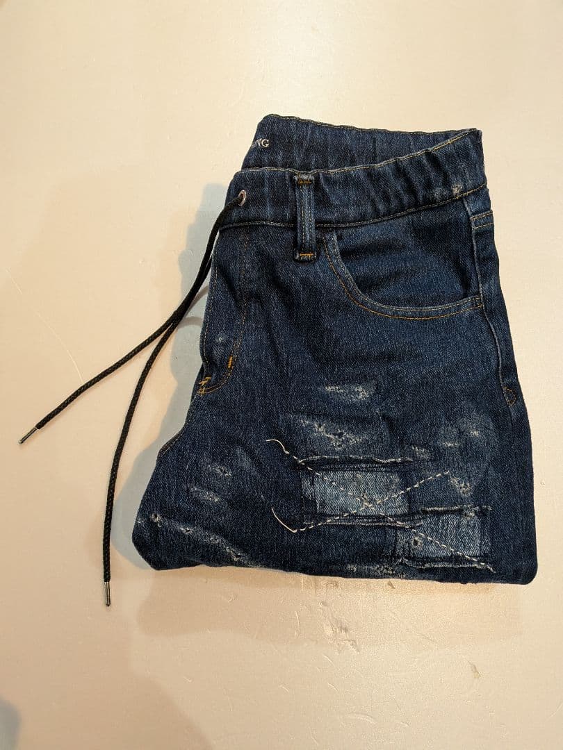 RESOND CLOTHING リサウンドクロージング　クラッシュ　ジーンズ　M