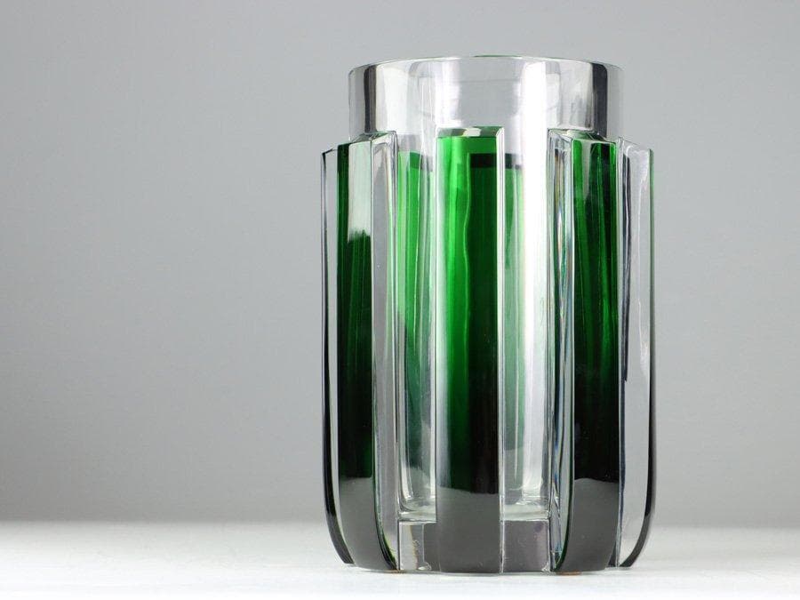 Y1958 限定75点 バカラ オデオン ジョルジュ・シュヴァリエ作 花瓶 箱