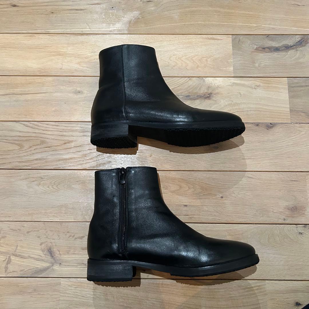 CORSOROMA9コルソローマノーヴェ ショートブーツ 37黒 冬底加工済