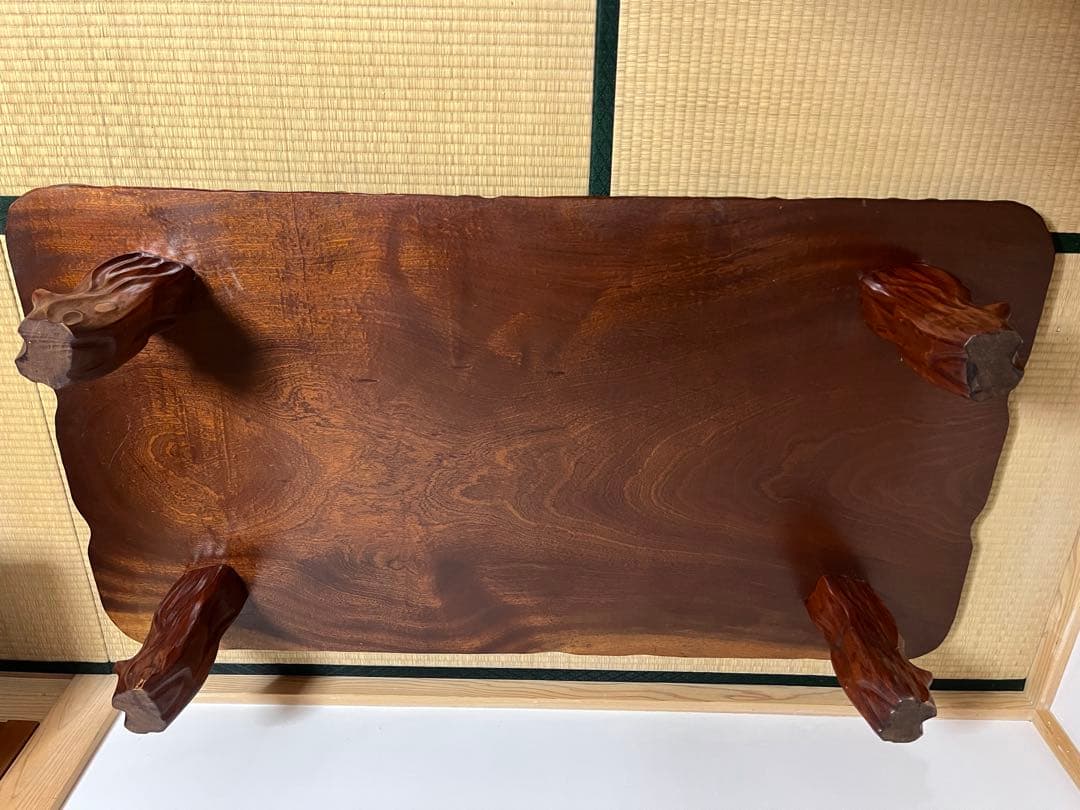 【希少・価格交渉OK】欅 けやき一枚板 ローテーブル 座卓 和室家具