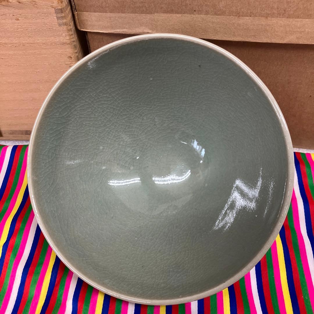 茶道具　茶碗　￼高麗青磁茶碗　造(李朝￼最後の王妃姫殿下) N264￼RCS