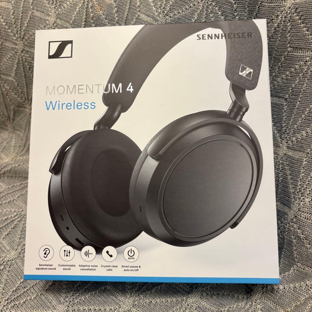 【美品】Sennheiser Momentum 4 + 予備イヤーパッド＆カバー