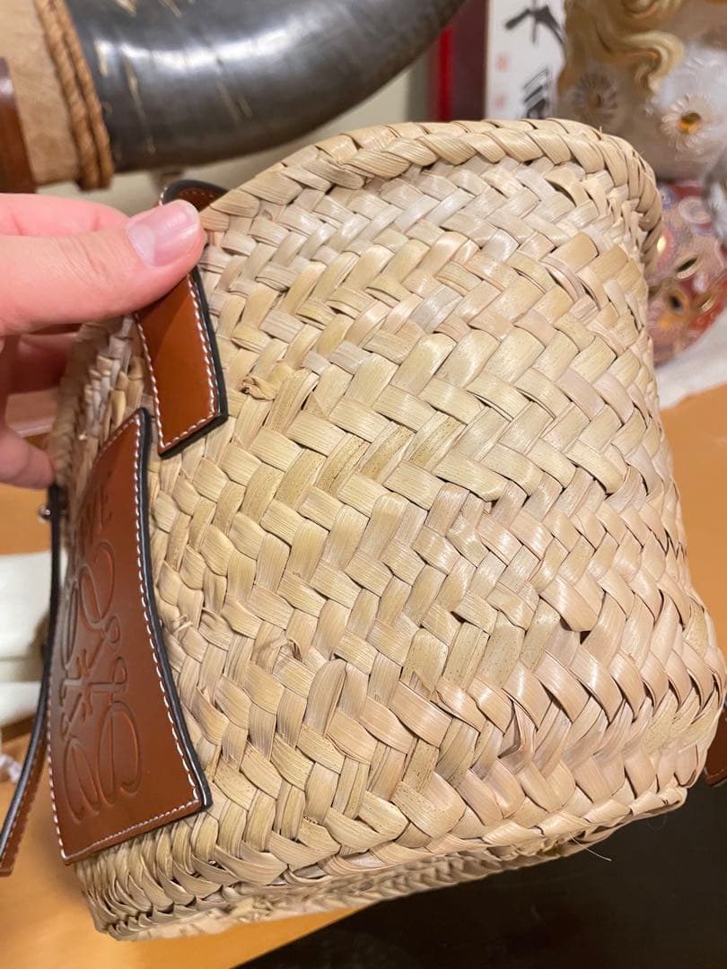 ロエベ　LOEWE バスケットバッグ　カゴバッグ スモール　ハンドバッグ