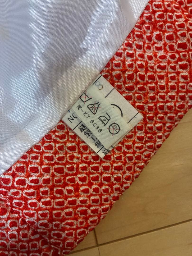 3歳七五三 古典柄レトロ着物と総絞り被布セット