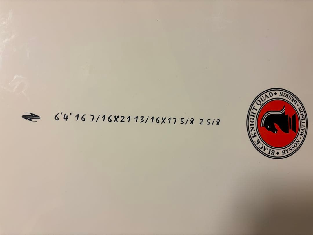 け*じ様 HYMNSON BLACK KNIGHT QUAD 6'4\"