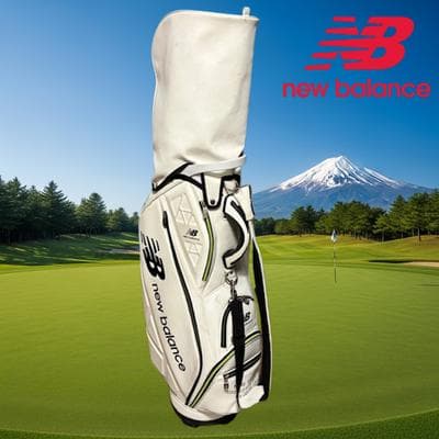 new balance ニューバランス キャディバッグ ホワイト 4分割