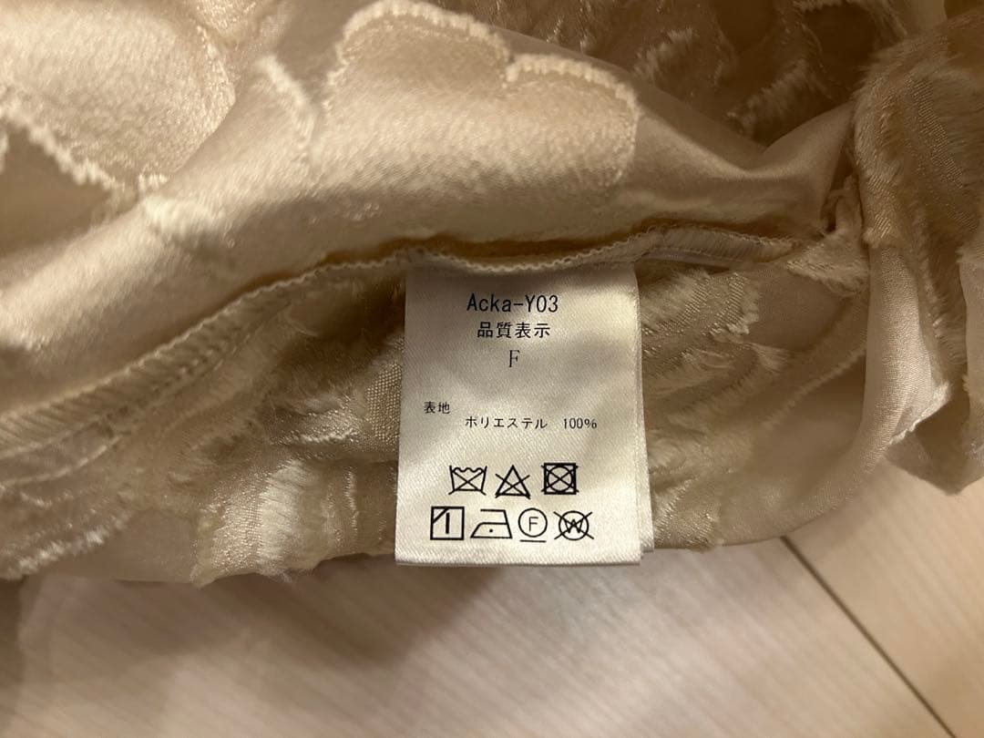 トップス Acka. jacquard mini dress