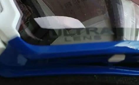 SWANS ゴーグル 青 ミラーレンズ