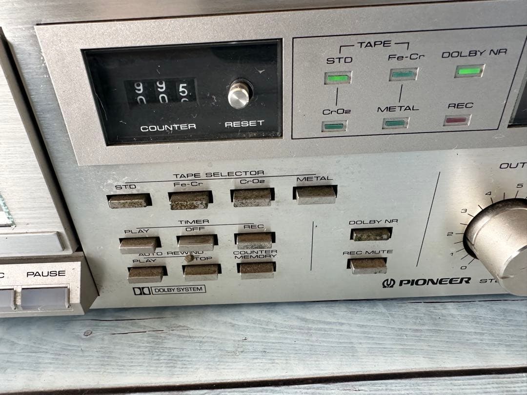 パイオニアステレオカセットデッキ「CT-520」(H16)