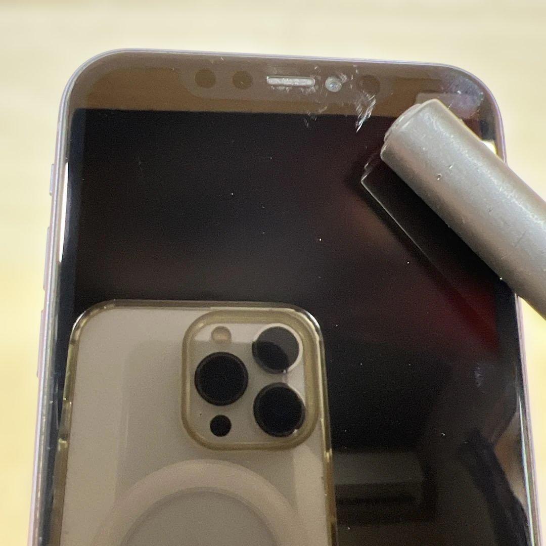 iphone11 128GB SIMフリー　バッテリー78% パープル