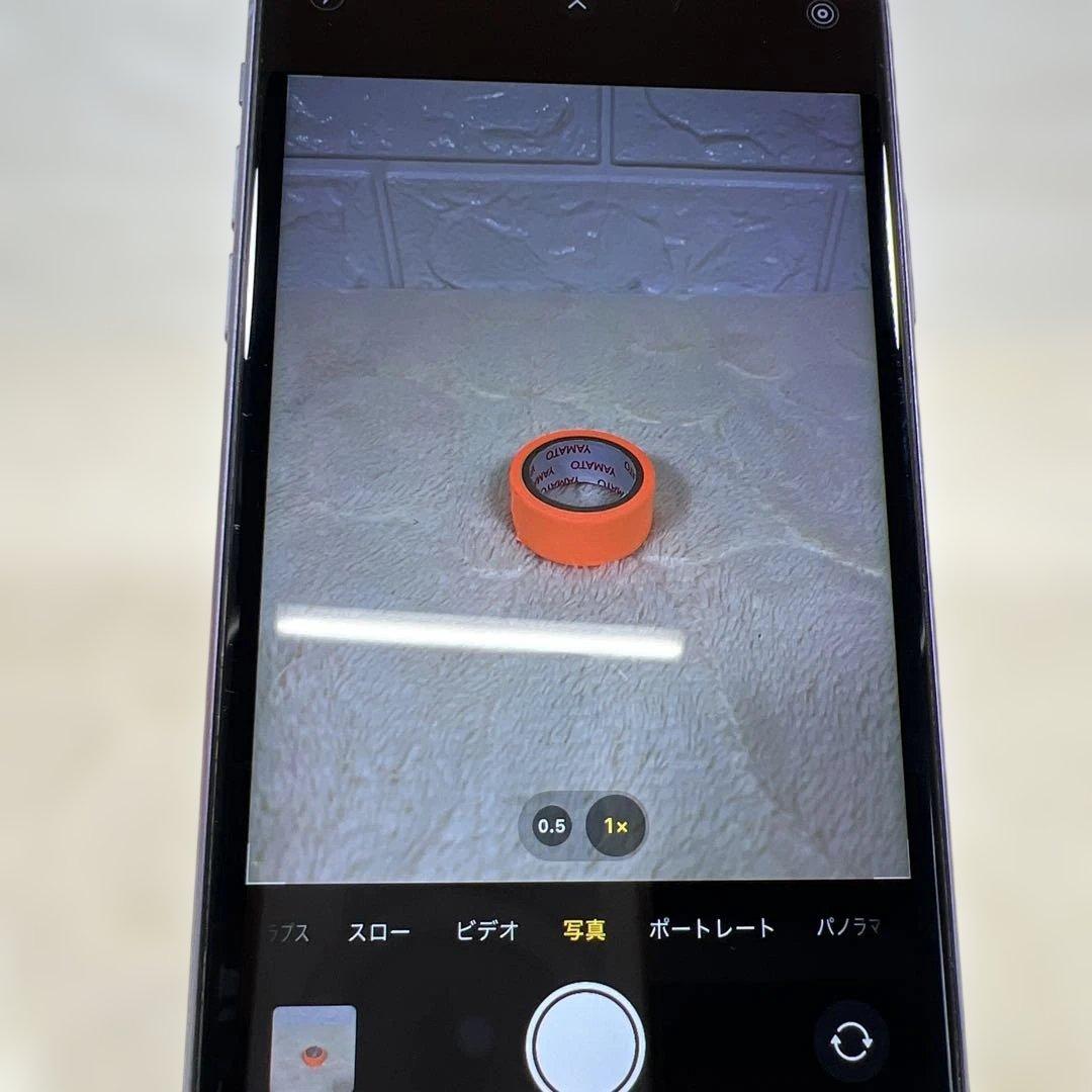 iphone11 128GB SIMフリー　バッテリー78% パープル