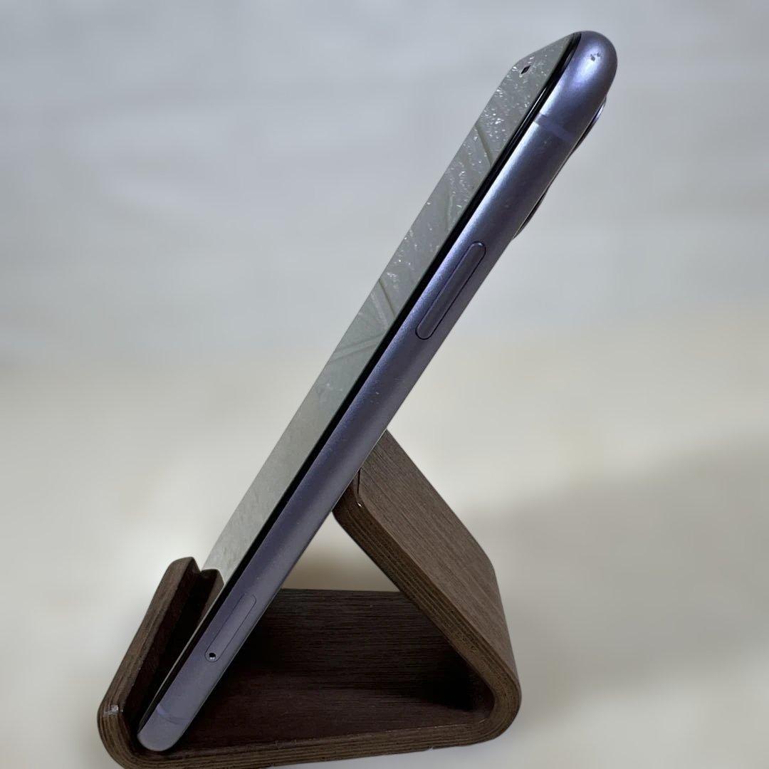 iphone11 128GB SIMフリー　バッテリー78% パープル