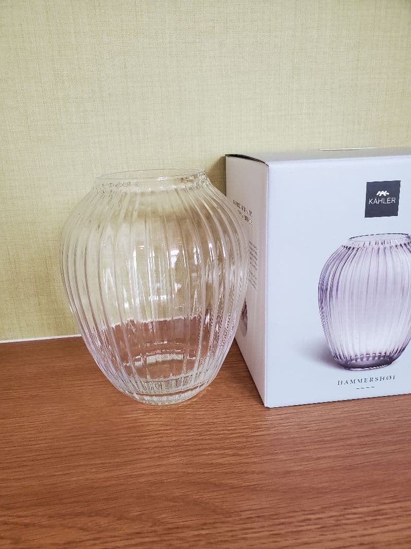 ケーラー ハンマースホイ　フラワーベース　クリア