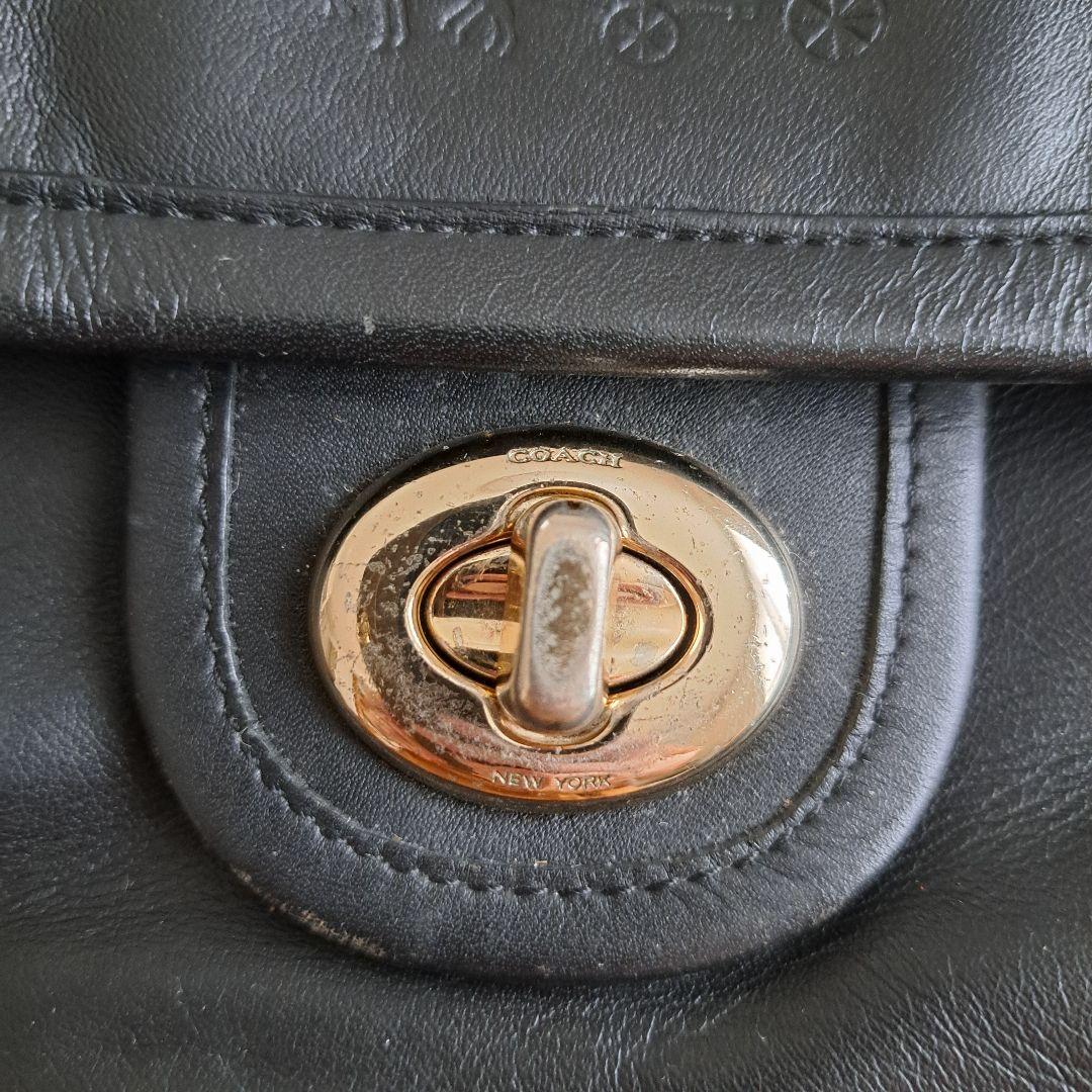 COACH レザー ショルダーバッグ