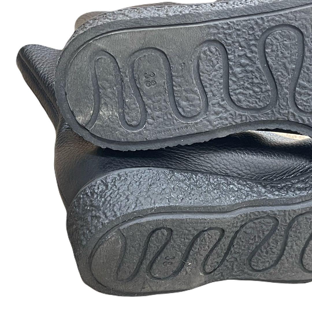 arche ブラック サイドゴアブーツ 38 ショートブーツ