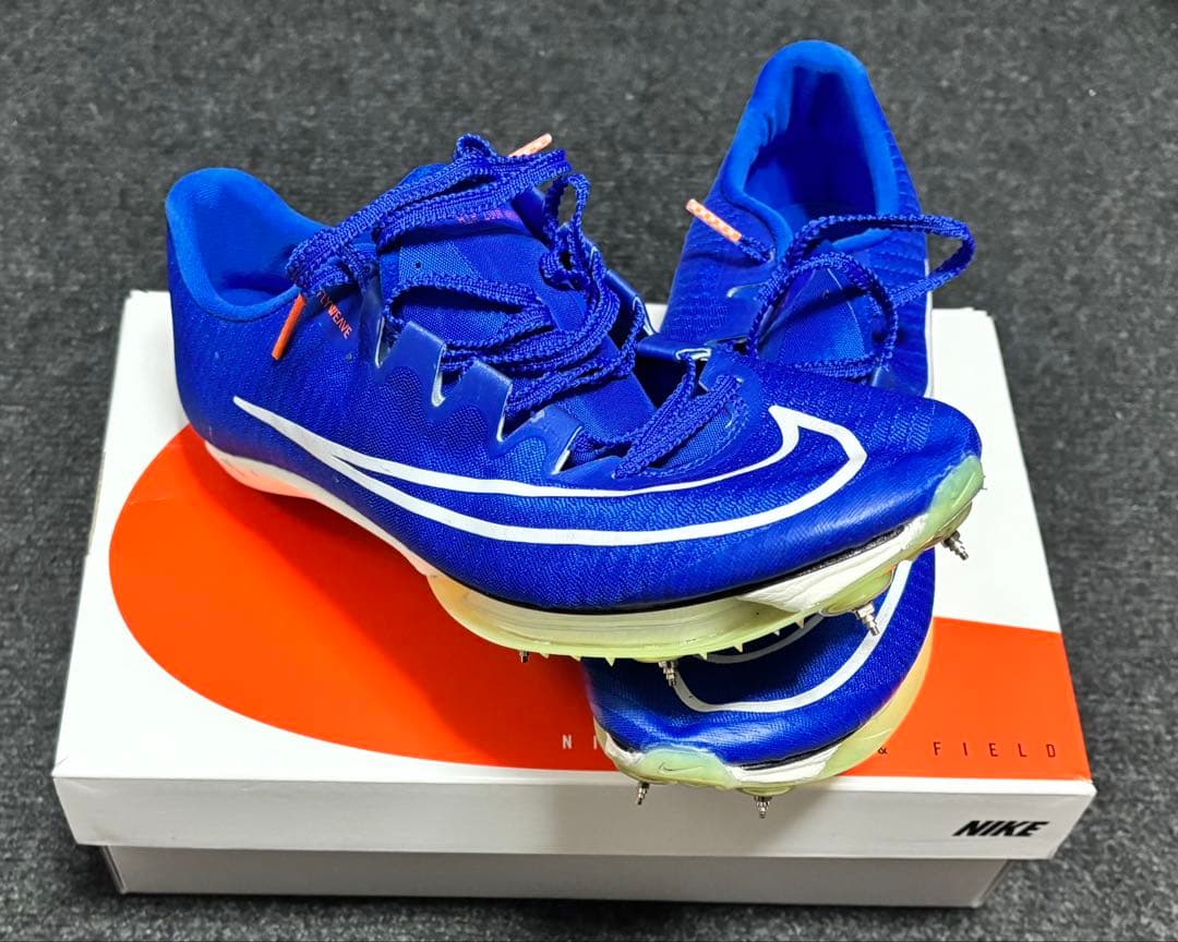 Nike エアズーム マックスフライ1 青 ※試着のみ【25.5cm・極美品】