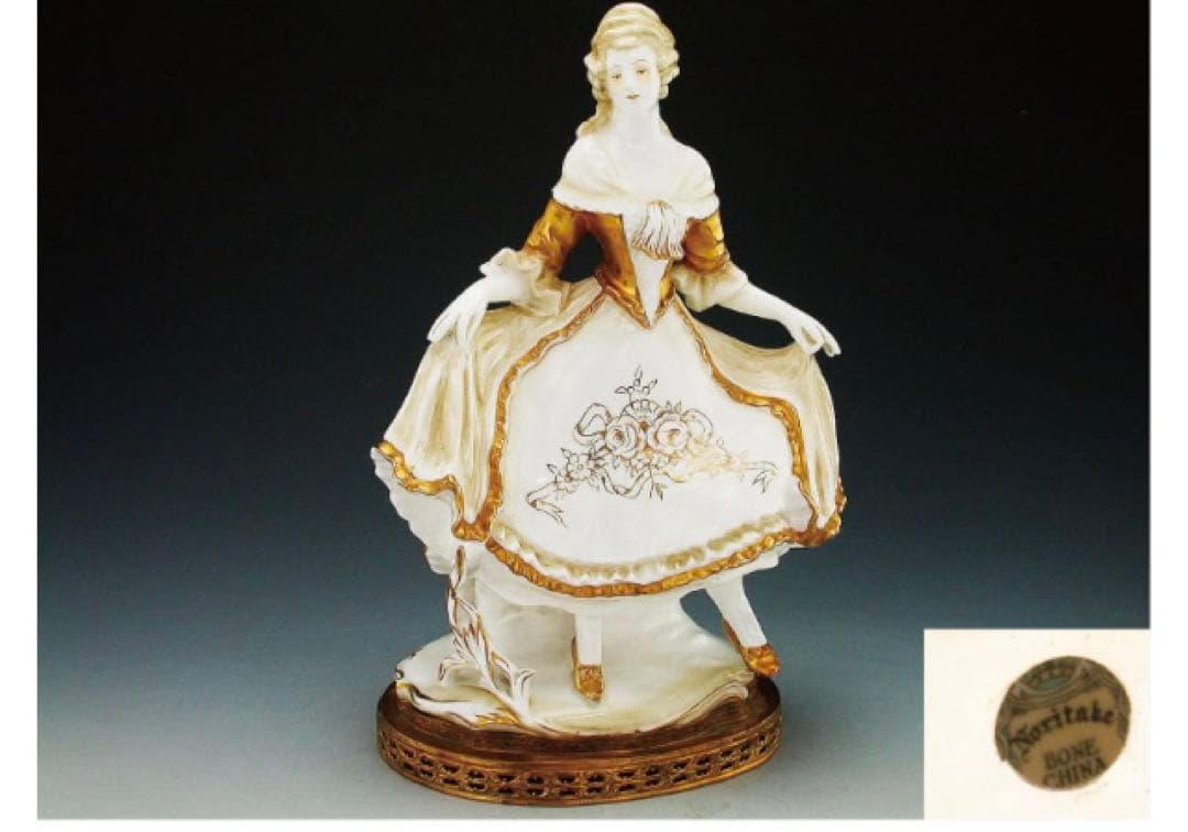 オールドノリタケ銘品!!　オールドノリタケ・貴婦人 フィギュリン