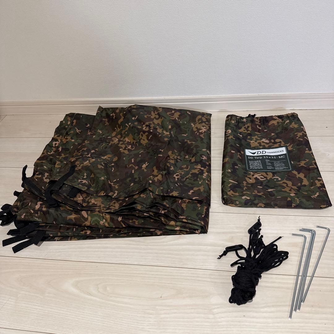 DDタープ 3.5×3.5 カモフラージュ柄