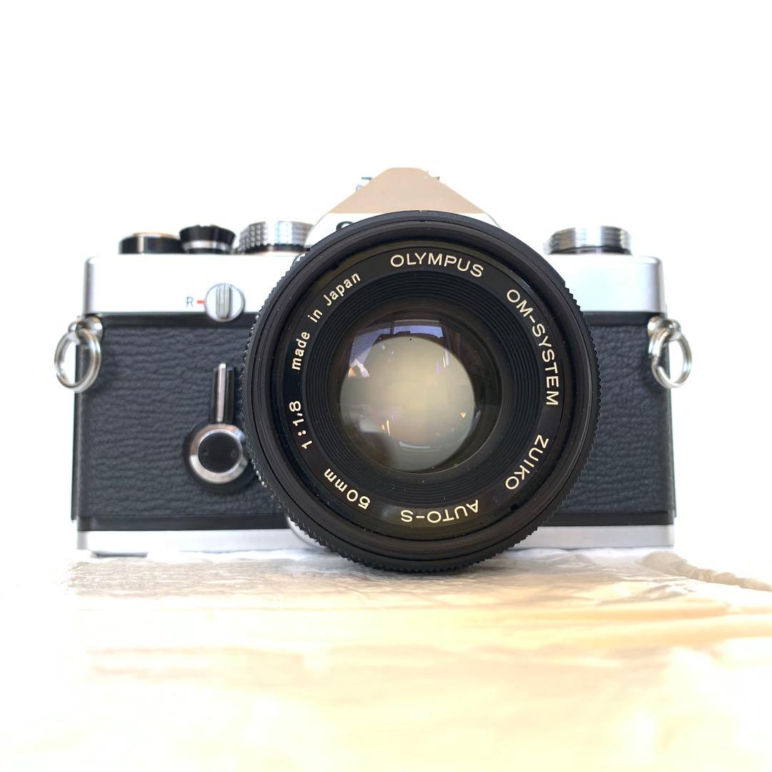 【OLYMPUS】オリンパスOM-1N一眼レフカメラ 50mmレンズ付き