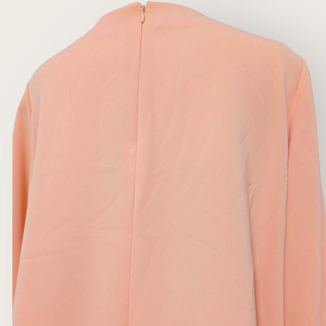 【新品タグ付】ダーマコレクション サーモンピンク ブラウス 13号 DAMA