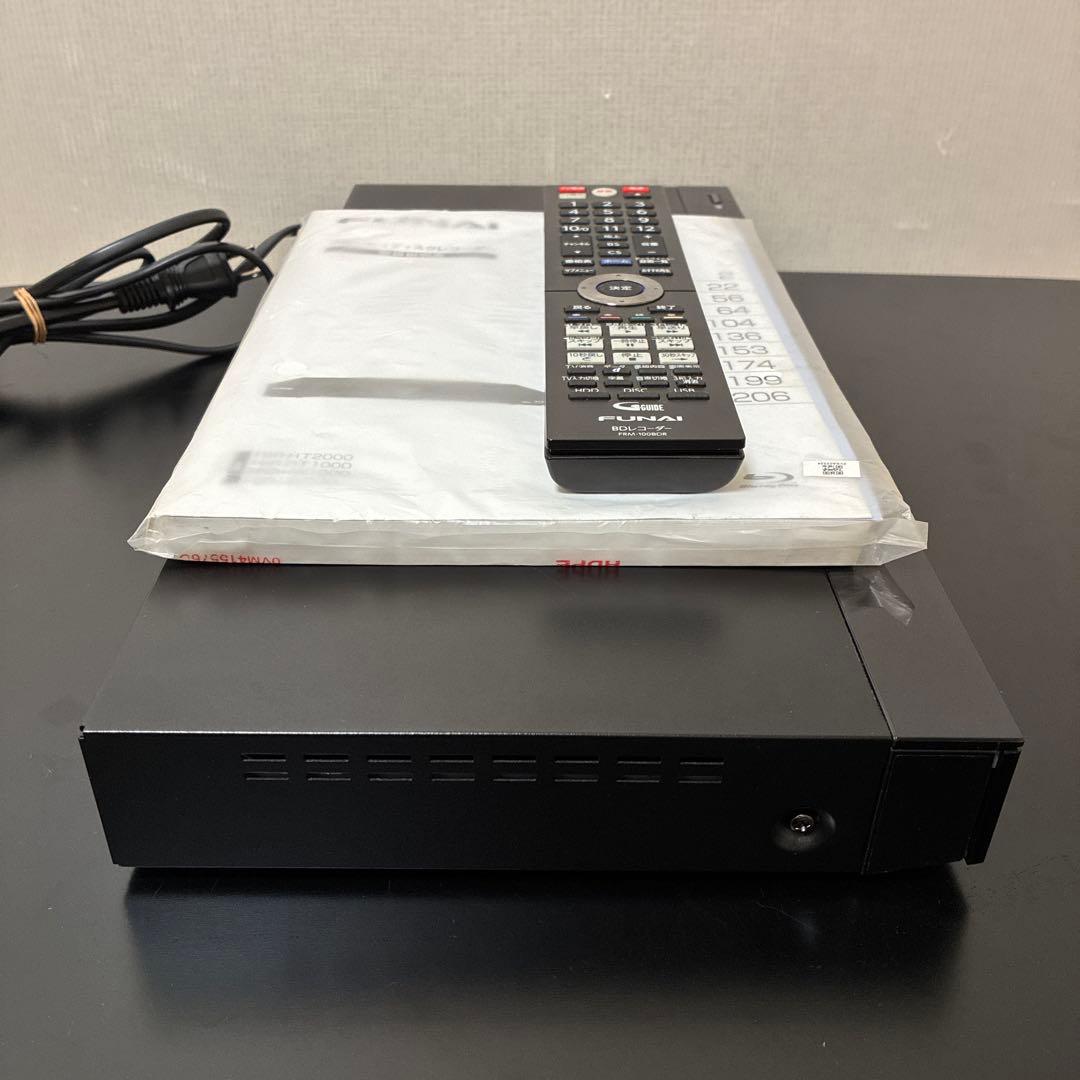2番組録画　フナイ　ブルーレイレコーダー　FBR-HW1000