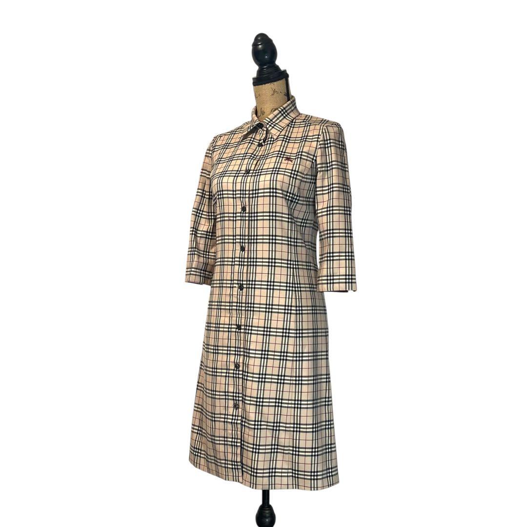 【高級】【38】BURBERRY BLUE LABEL ノバチェック ワンピース