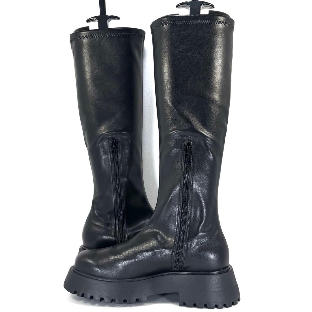 【MOUSSY】 マウジー （24） ロングブーツ 新品 vivi 掲載 現行品