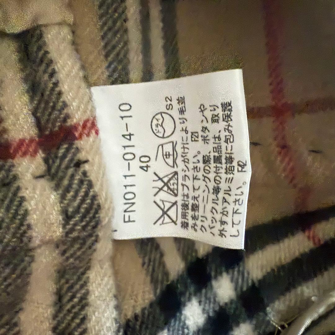 廃盤　バーバリー　ロンドン　カシミヤ混ウールコート 黒 40 日本製