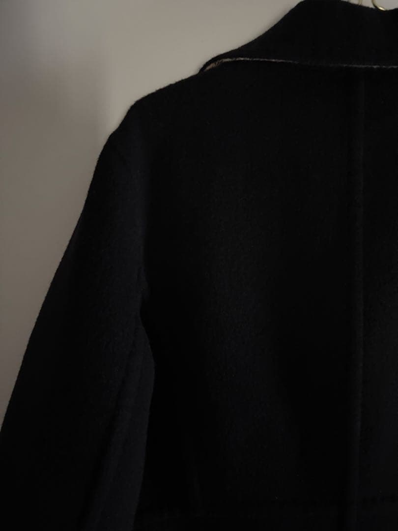 廃盤　バーバリー　ロンドン　カシミヤ混ウールコート 黒 40 日本製