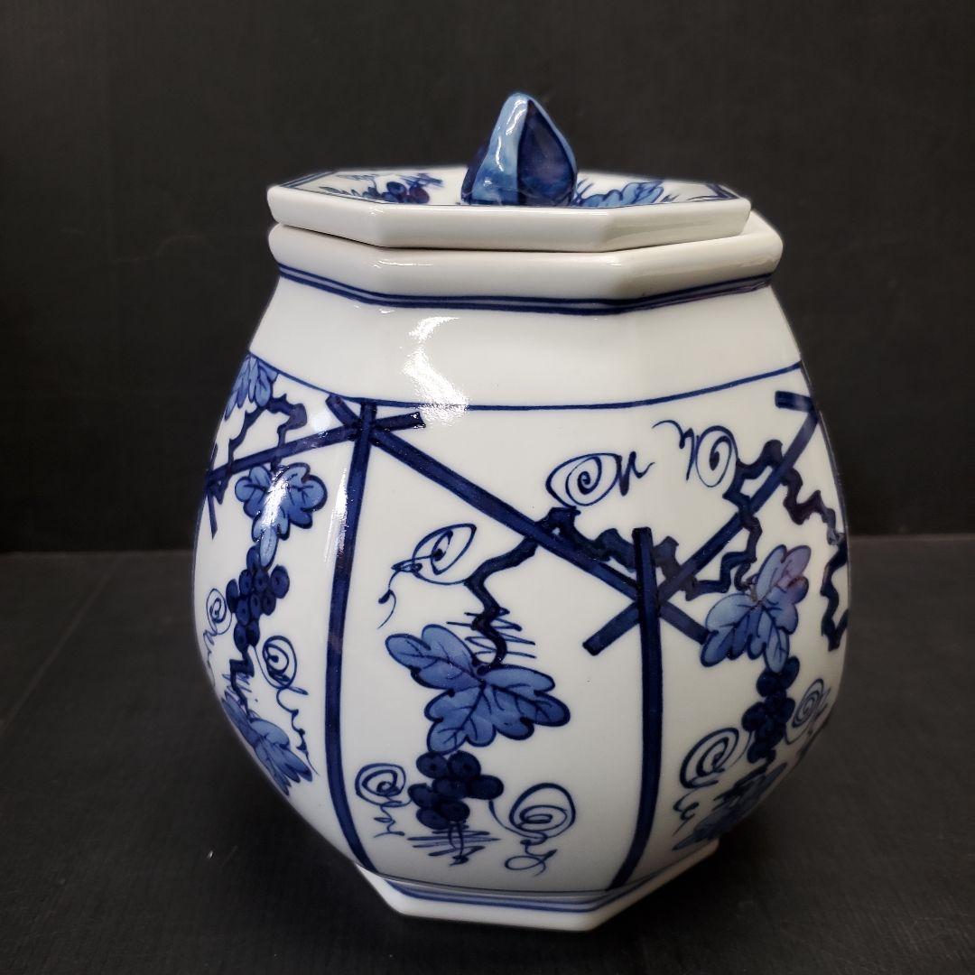 平安 景雲 葡萄棚 水指 八角水指 茶道具 103