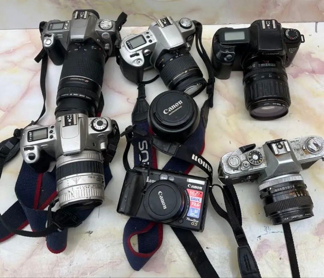 Canon/キャノン/EOS/Kiss ⅢLなどまとめて7点ジャンク(K025)