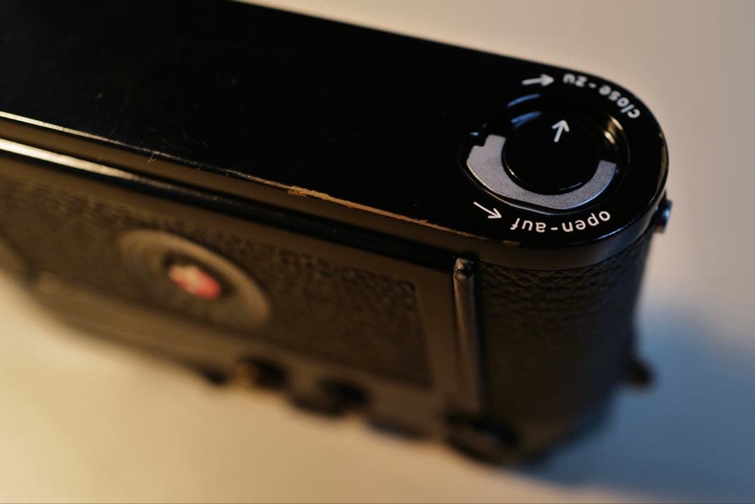 【OH済】ライカ M3 後塗　ブラックペイント ダブルストローク ドッグイヤー