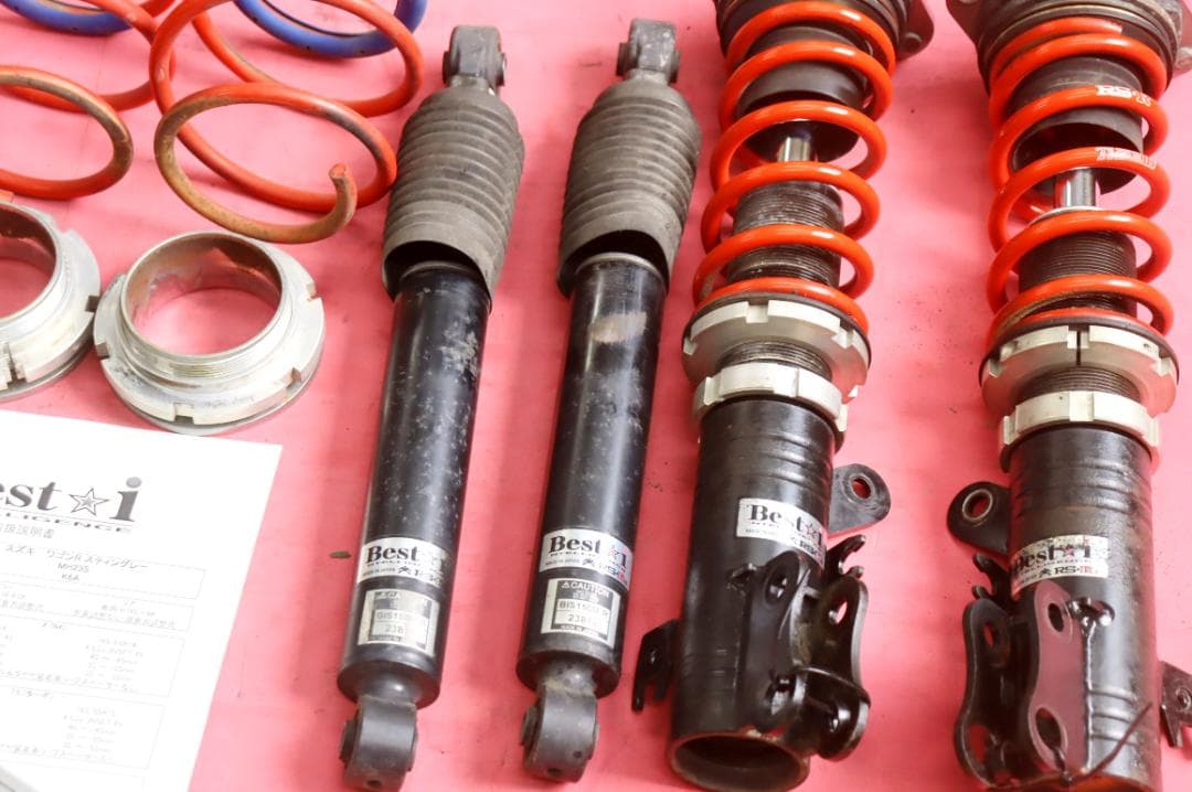 ワゴンR MH23S スティングレー HE22S ラパン　車高調　Best☆i