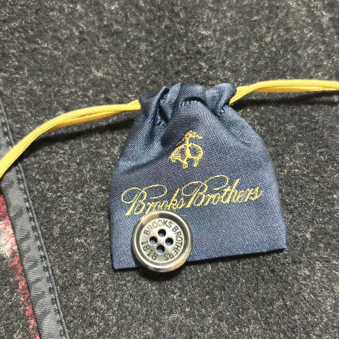 【極美品】ブルックスブラザーズ　ダッフルコート　チェック　フード　ウール