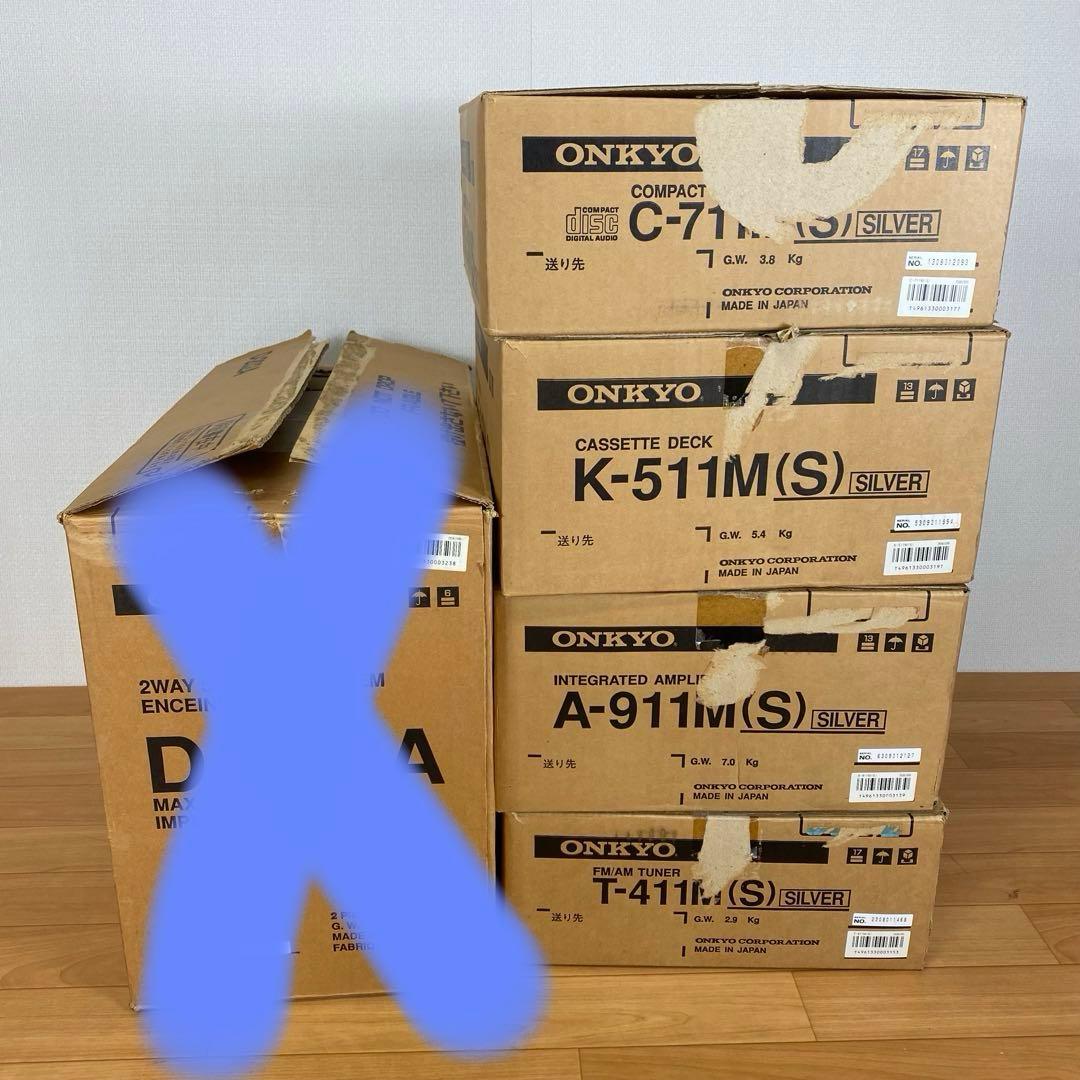 ONKYO コンポ K-511M C-711M T-411M A-911M