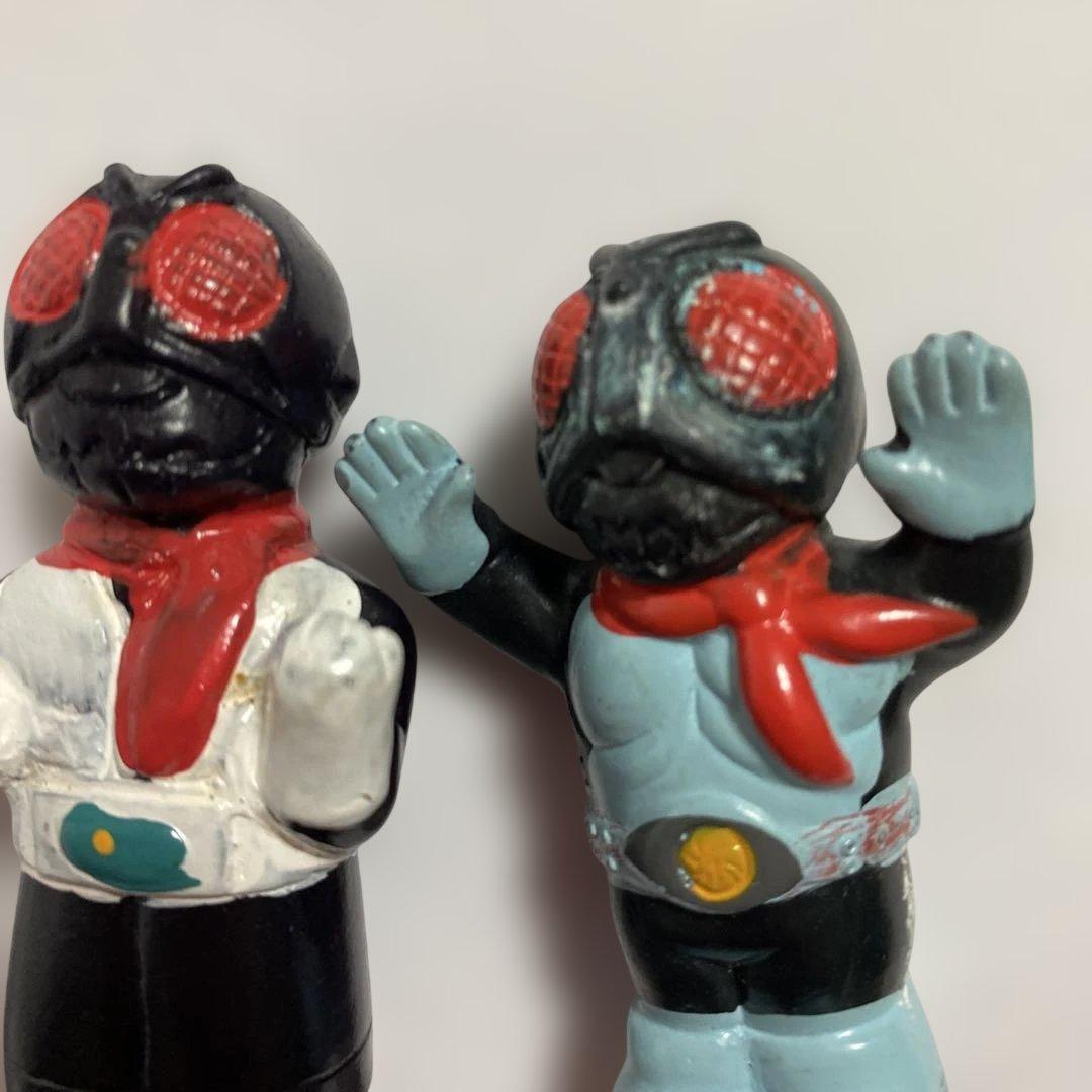 仮面ライダー指人形/ソフビ　10体　昭和　当時もの　東映