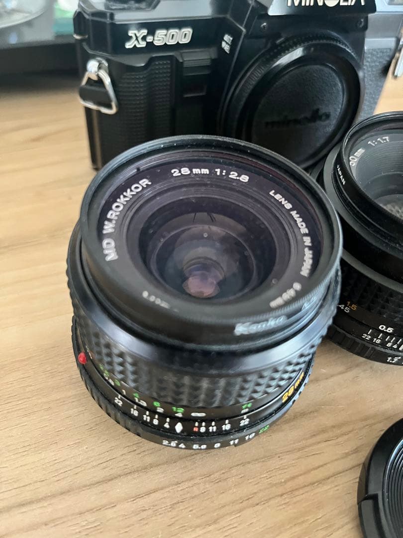 MINOLTA X-500 一眼レフカメラ レンズセット