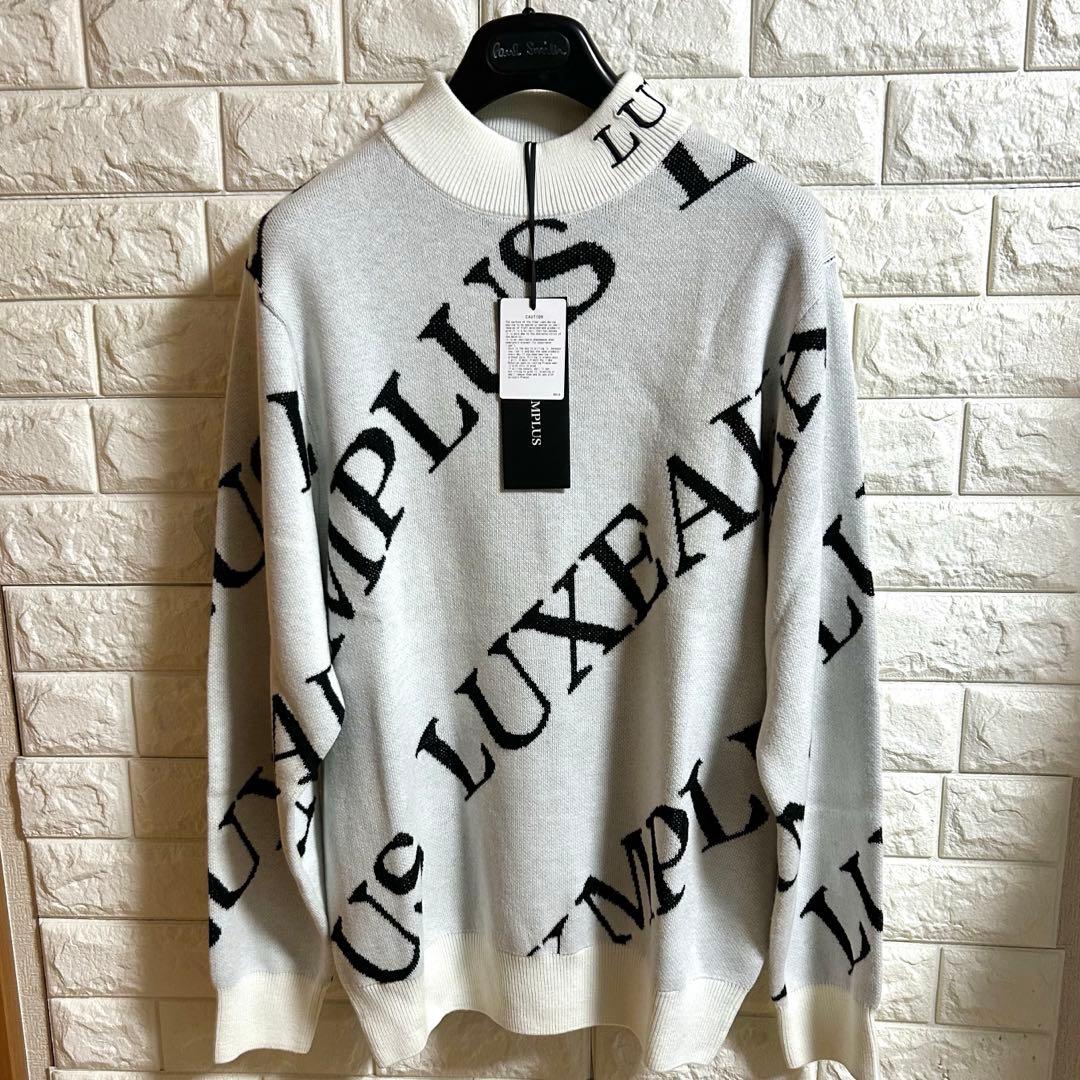 【新品】LUXEAKMPLUS AKM／ニット セーター ゴルフウェア XL