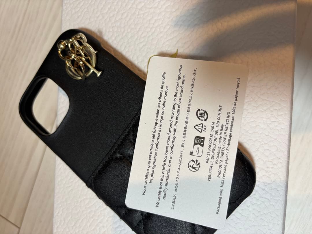 美品✨ディオール iPhoneケース iPhone15カナージュ