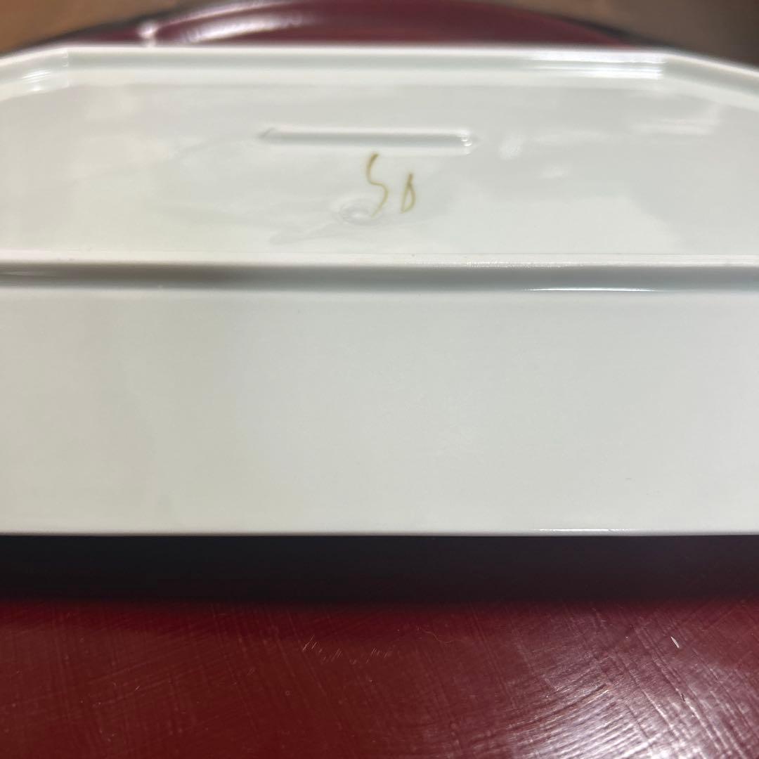 作家　陶芸作家　空萌工房 うさぎ 田口紀美子　ミモザ　八角長皿　大　②