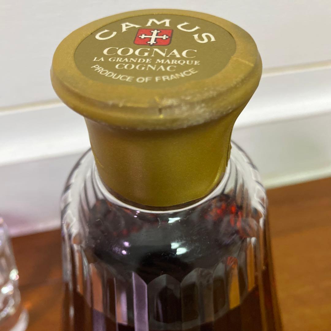 【未開栓】CAMUS　カミュ　バカラ　カラフェ　クリスタルボトル　替栓無　希少品