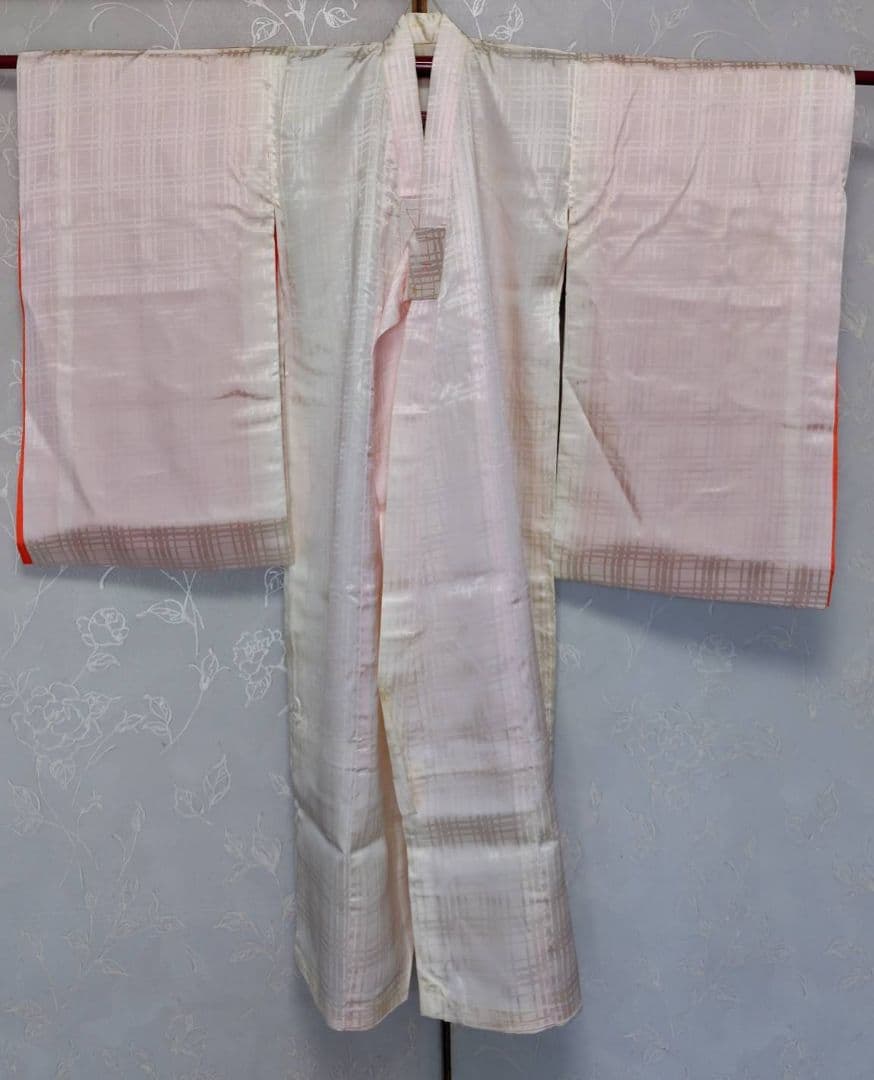 RK407 アンティーク子供着物長襦袢付き98着丈センチ裄丈45センチ3歳前後用