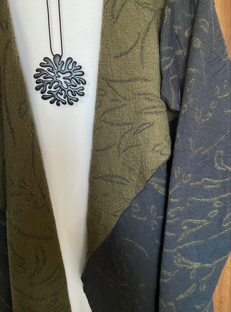 ヨーガンレール　24年秋　未使用　\"ハーブ\" ロングカーディガン　ババグーリ