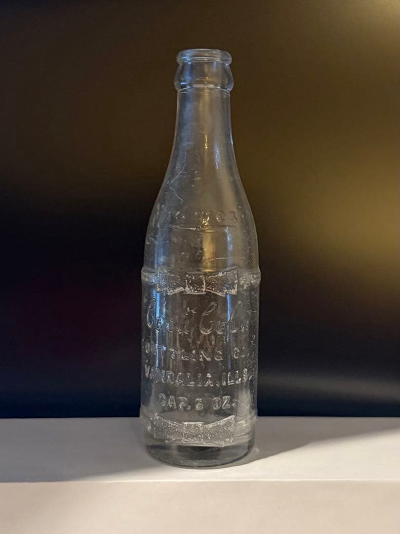 D8 1920年代 レア コカコーラ \"エラー\"フレーバー ボトル　瓶