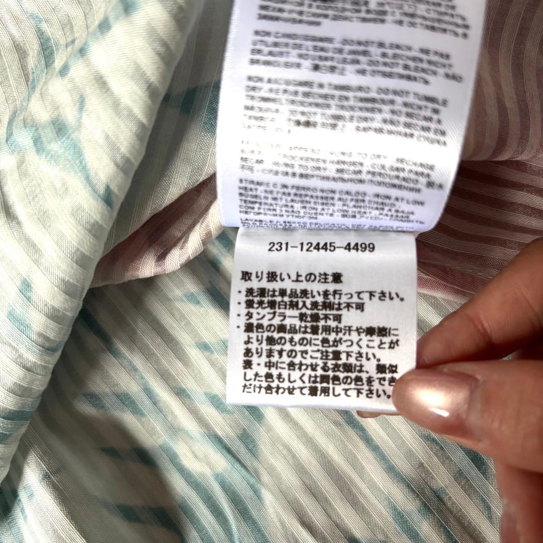 【タグ付✨】エトロ　チュニック　シャツ　ボウタイ　リボン　総柄　ワンピース　XL