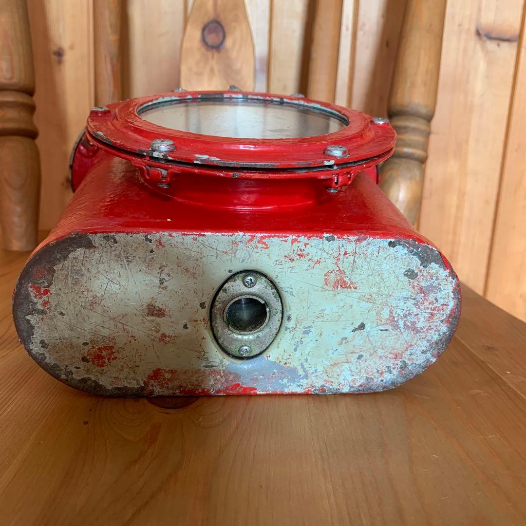 アンティーク 船の乾電池式応急燈