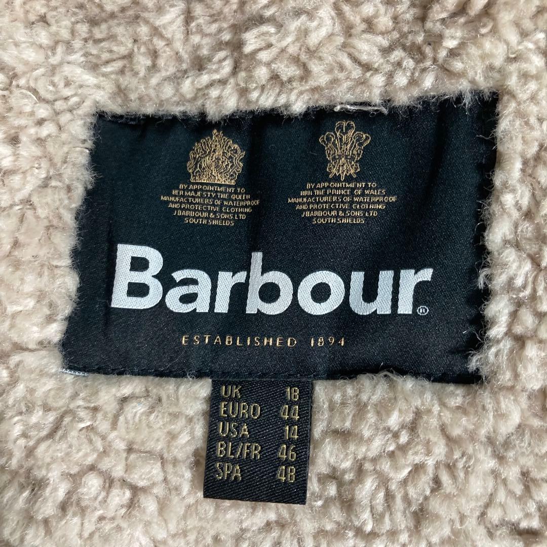 【希少】Barbour バブアー オイルドジャケット　モッズコート　茶　ロゴ
