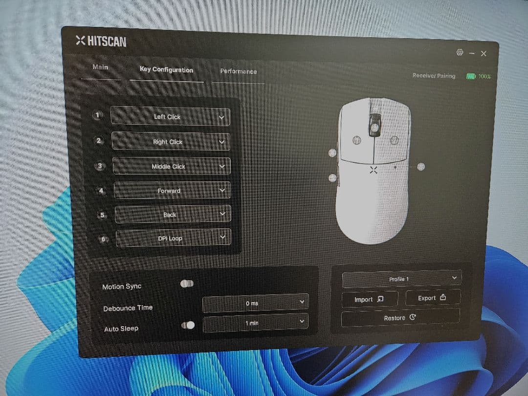 HITSCAN HYPERLIGHT ホワイト ワイヤレス ゲーミングマウス